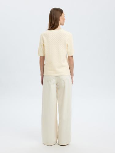 SLFHELEN 2/4 KNIT O-NECK XL Normal geschnitten - Birch
