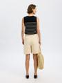 SLFVIENNA HW WIDE SHORTS 34 Normal geschnitten - Birch