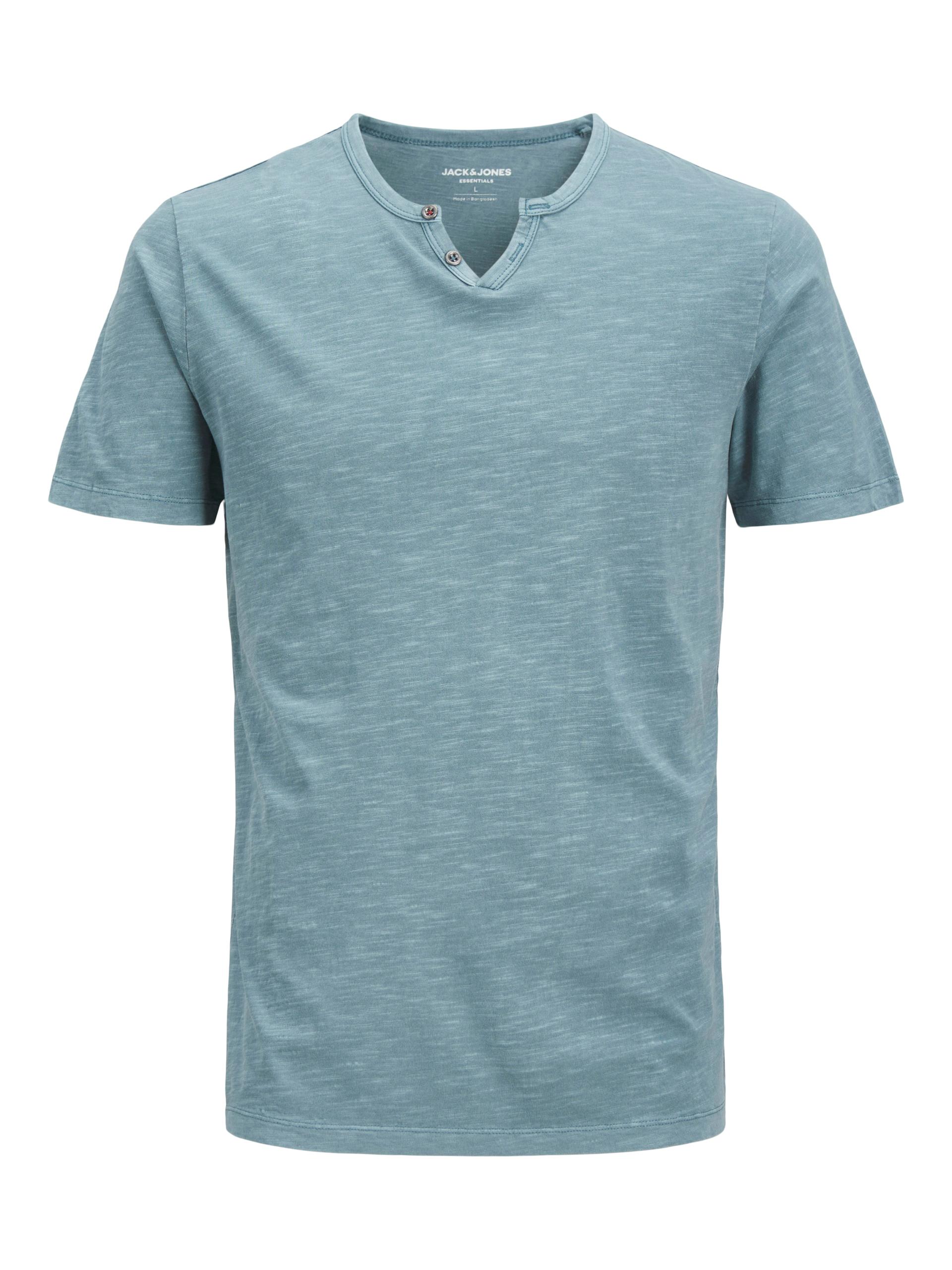 JJESPLIT NECK TEE SS NOOS L Normal geschnitten - Oceanview