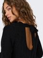 ONLCAROL L/S GLITTER BOW DRESS JRS Schwarz S
