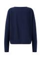 PULLOVER O-NECK FINE COTTON Blau XL