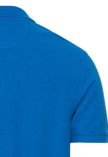 Piqué Poloshirt aus zertifiziertem Organic Cotton M Regular Fit - Strong Blue