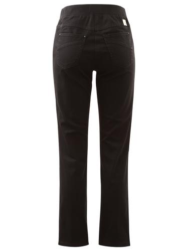 Style Pamina 40 Aufgesetzte Gesäßtaschen mit Stitching, Schlupf - Black