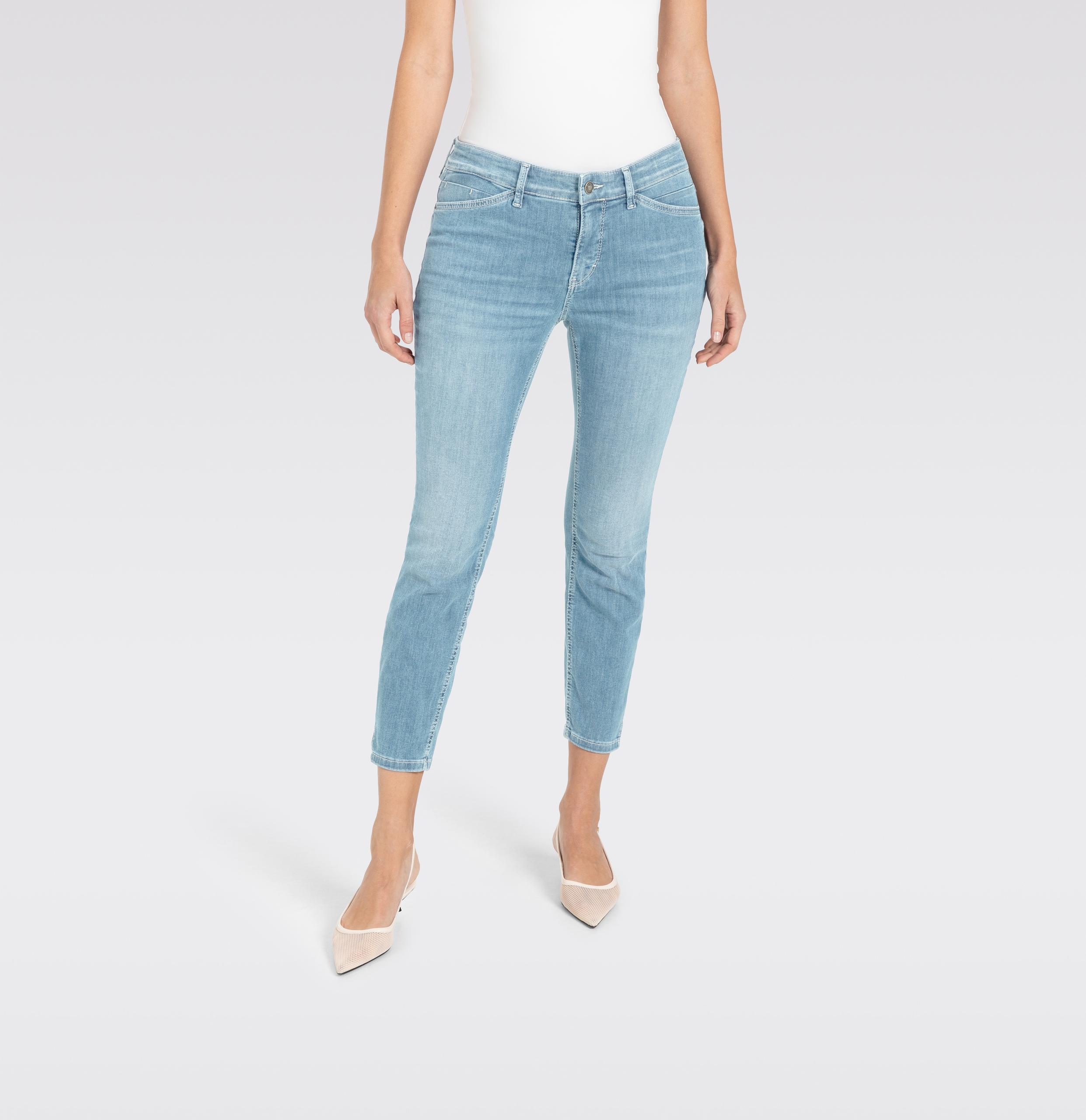 MAC JEANS - DREAM SUMMER, DREAM Wonder light Denim 40/28 Slim Fit - Blau
