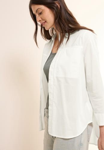 Sommerliche Hemdbluse XL - Vanilla White