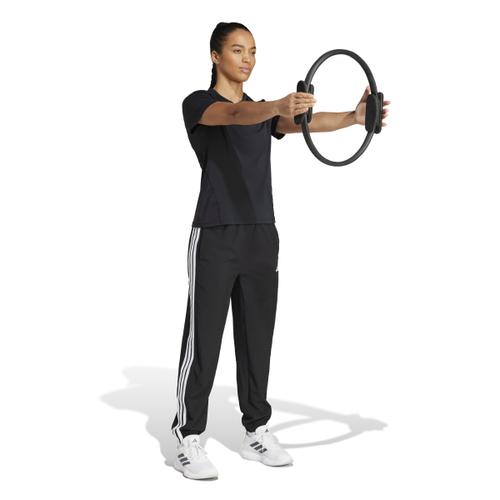 ADIDAS Damen Sporthose Train Essentials 3-Streifen Woven S in Schwarz