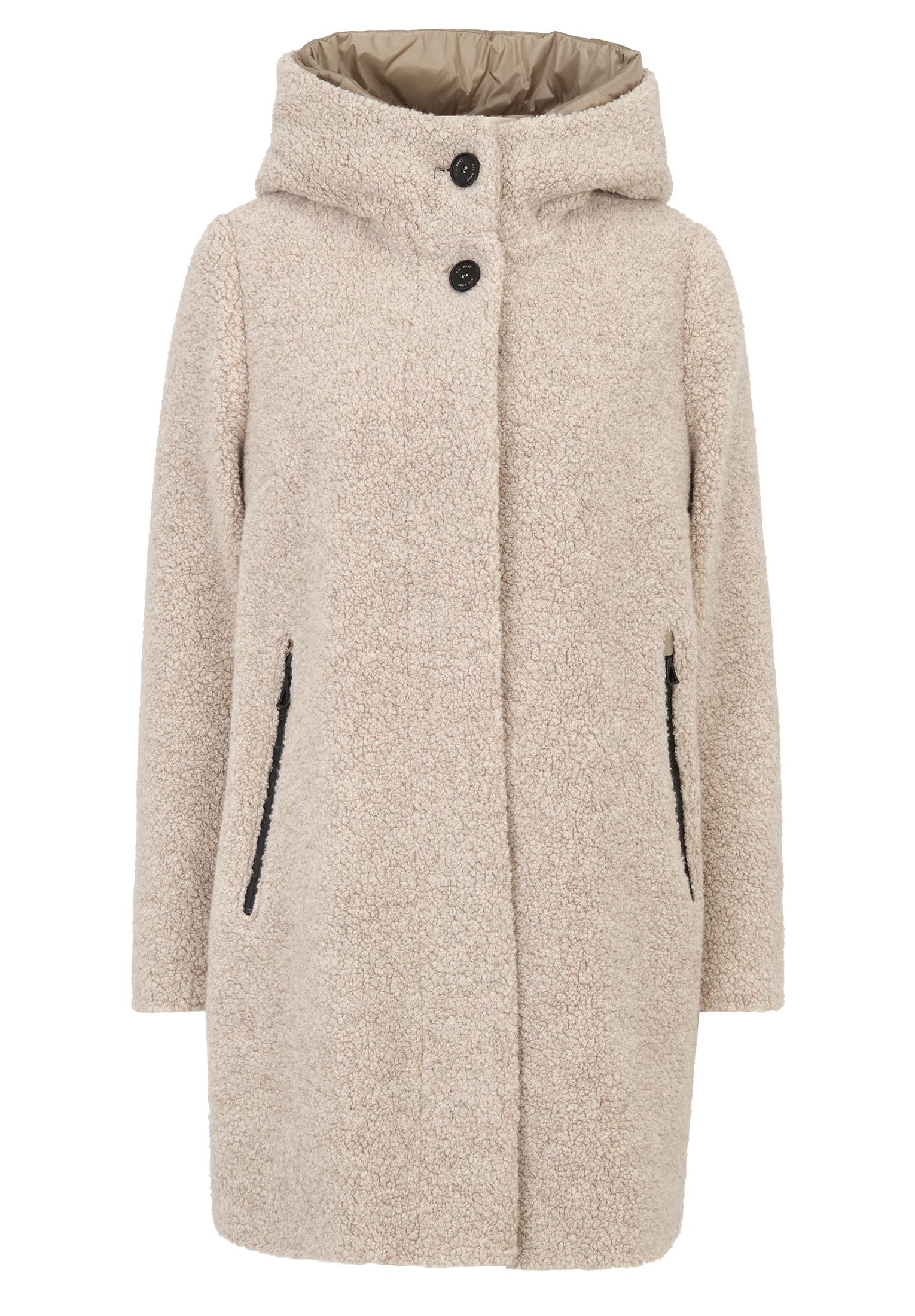 Wolljacke 42 Gerade - Pine Camel