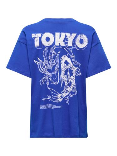 ONLVIVVI LIFE S/S LOVELY TOP JRS L Normal geschnitten - Surf The Web
