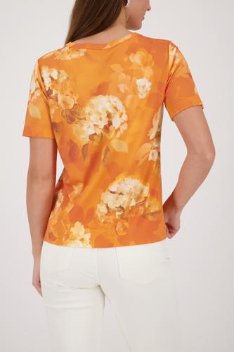 T-Shirt mit Blumen-Muster 44 - Aperitif Gemustert