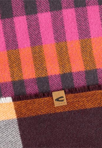 Weicher Schal im Karomuster OS - Plum Check