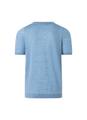 Pullover Rundhals 1/2 Arm Modern Fit - Whispering Blue