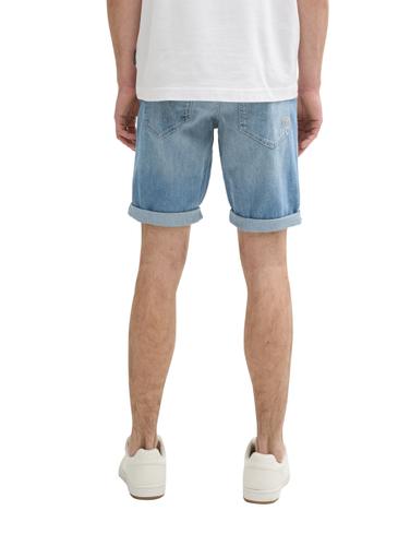 TTJOSH REGULAR SLIM Jeans Shorts 33 Slim Fit - Light Stone Blue Denim