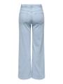 ONLMADISON BLUSH HW WIDE DNM CRO495 NOOS XL/32 Weiter Beinschnitt - Light Blue Bleached Denim