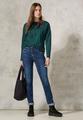 Shirt mit Knöpfen L - Petrol Green