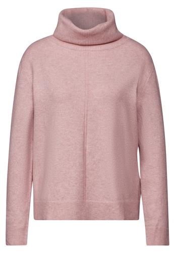 Rollkragen Sweater 46 - Petal Rose Mel.