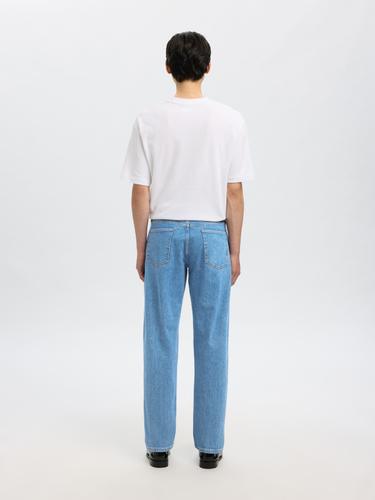 SLH196-STRAIGHT BEN KORI JEANS NOOS 36/32 Gerade geschnitten - Light Blue Denim