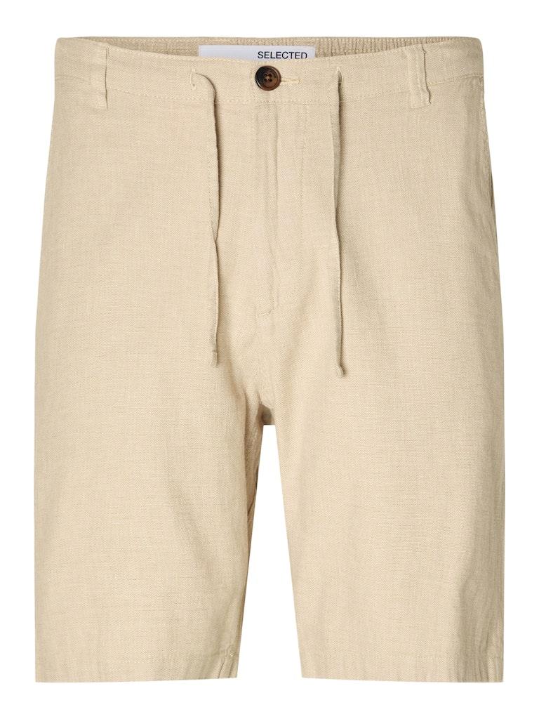 SLHREGULAR-BRODY LINEN SHORTS NOOS Braun M