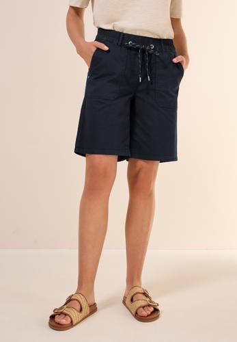 Twill Shorts im Washed-Look XL - Universal Blue