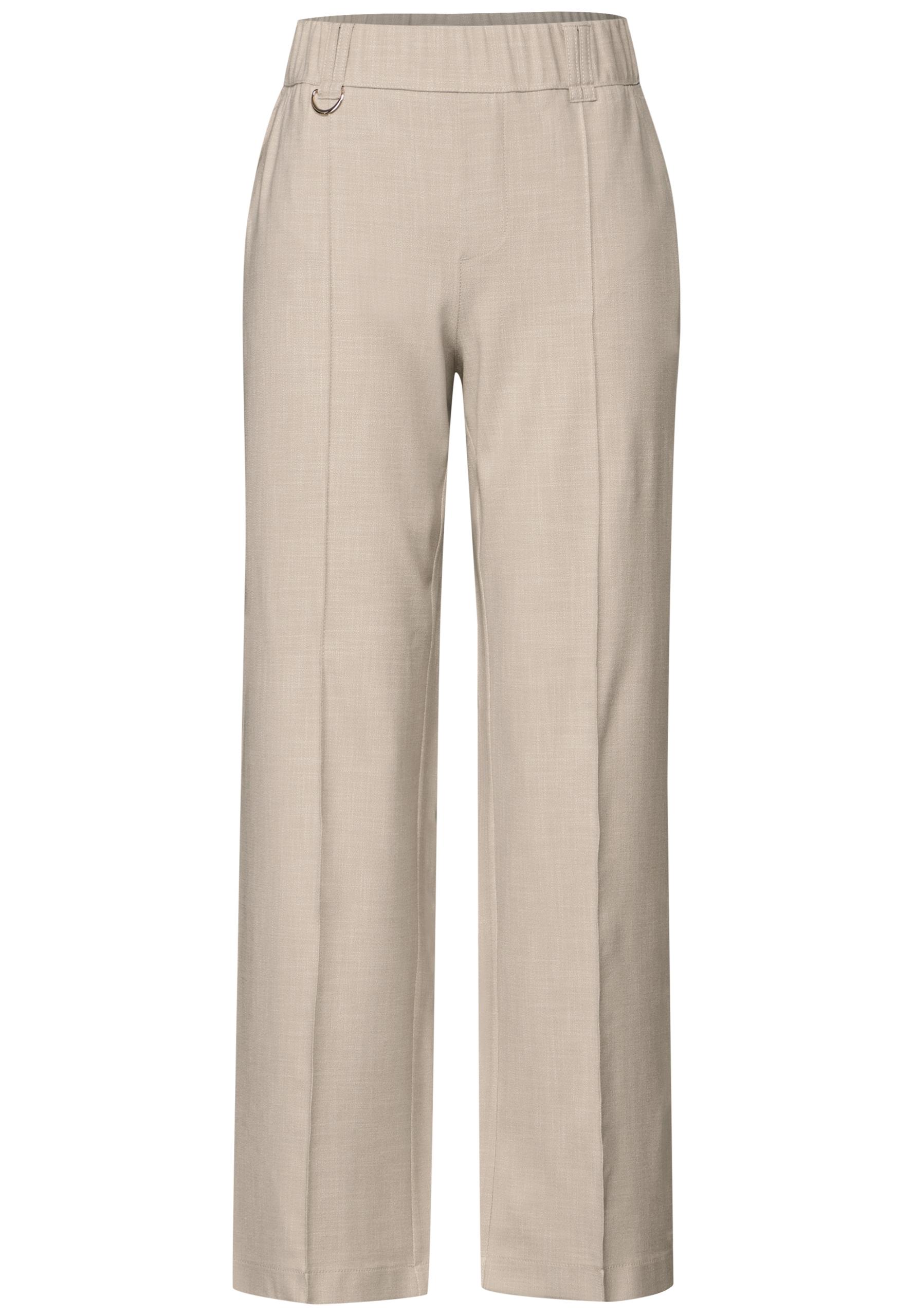 Straight Leg Melange-Hose 34/30 - Sheer Beige Mel.