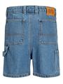 JJITONY JJCARPENTER SHORTS SQ 735 JNR 140 Locker geschnitten - Blue Denim