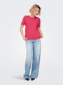ONLJILL LIFE S/S REG TEE CS JRS S Normal geschnitten - Raspberry