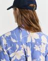 Hemdblusenkleid aus Leinen mit Blumen-Print 36 - Perfect Blue