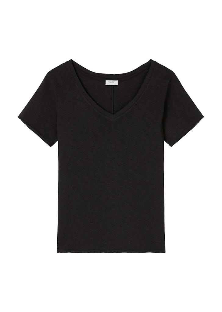 V-Neck-T-Shirt regular Blau M