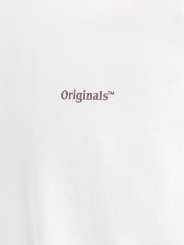 JORPAROS EASTER SKETCH TEE SS CREW N LN L Locker geschnitten - Bright White