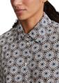 Print-Bluse regular M Regular Fit - Multi/muted Blue