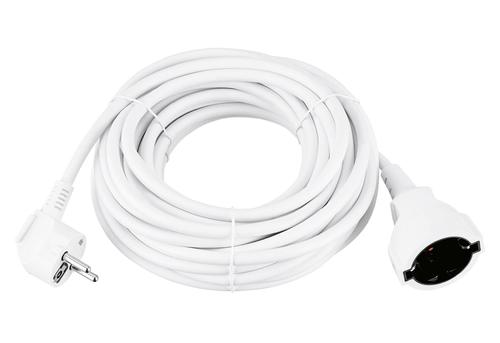 Verlängerung H05VV-F SK 10m weiß