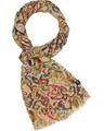 Schal Sustainability Edition - Schal mit abstrahiertem Paisley-Muster OS - Khaki