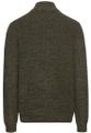 Strickjacke mit Reißverschluss Grün L