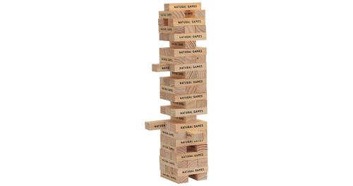 Wackelturm mit 60 Spielsteinen