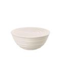 Guzzini Tierra Schüssel M mit Deckel recycled, 18cm - milchweiss