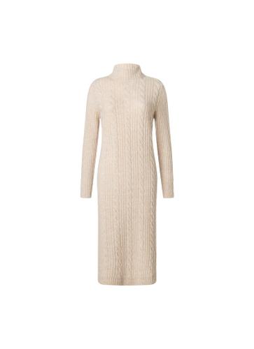 Kleid Beige 44