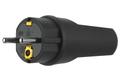 SchuKo-Stecker Vollgummi SK schwarz