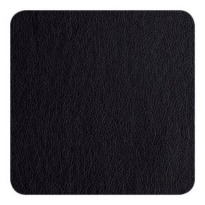Glasuntersetzer Lederoptik schwarz 10x10cm 4Stück