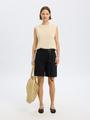 SLFVIENNA HW WIDE SHORTS 40 Normal geschnitten - Black