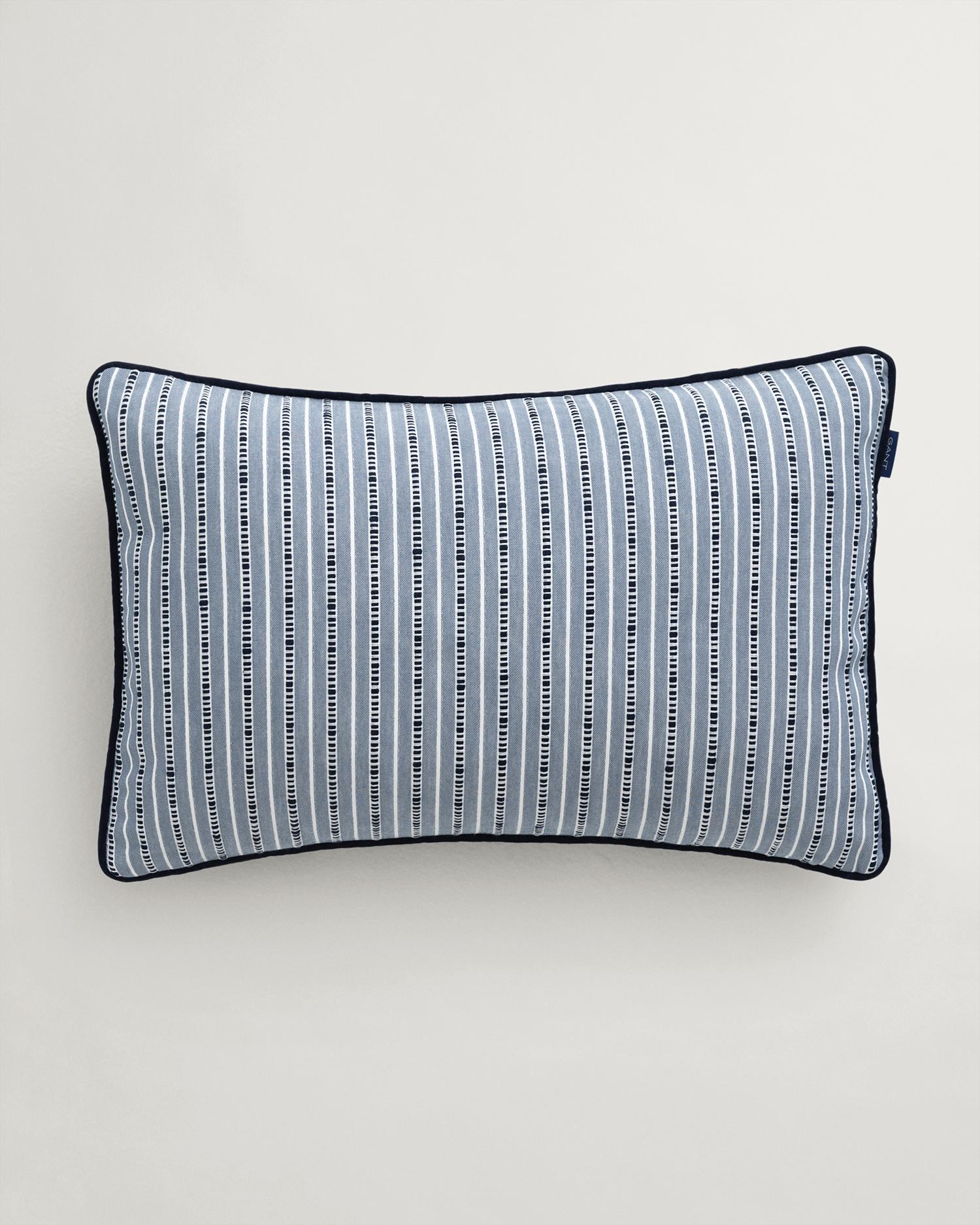 Coastal Stripe Kissenhülle 40X60 - Beacon Blue