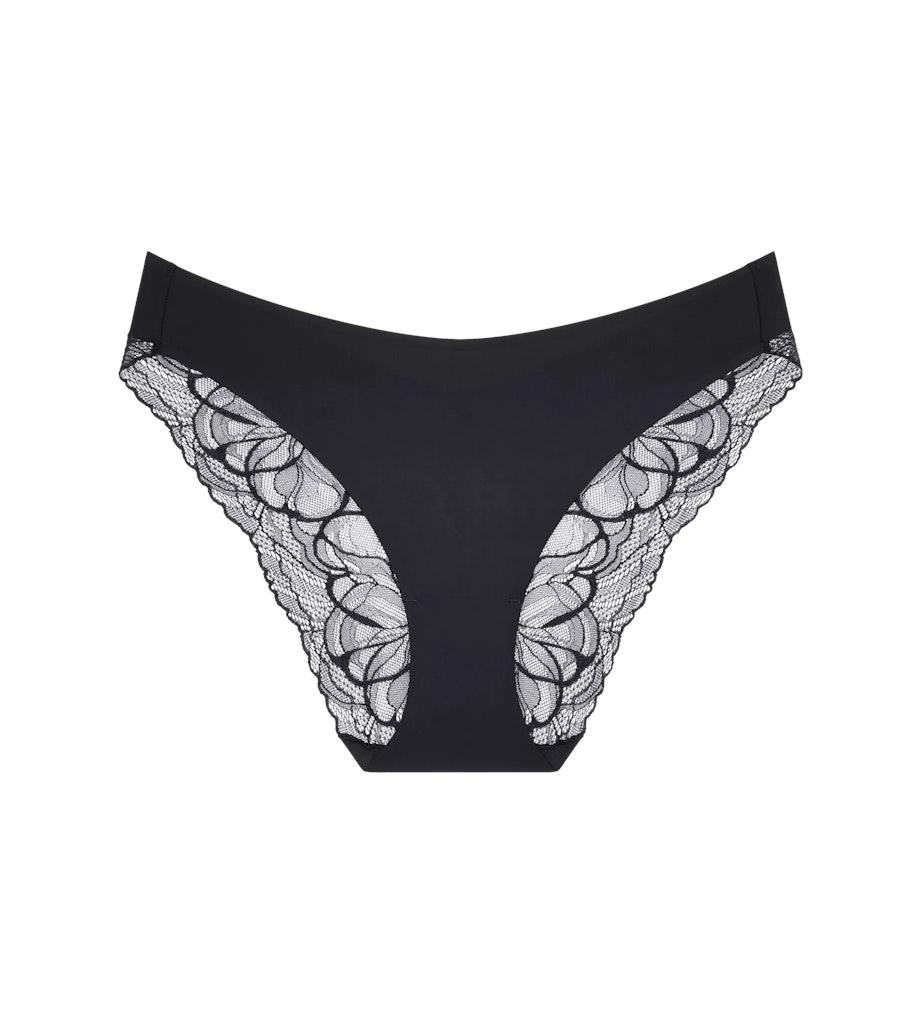 Body Make-Up Illusion Lace Highleg Tai Schwarz 38