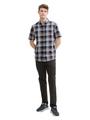 Regular Fit Kurzarmhemd mit Karomuster XXL Regular Fit - Navy Multicol Check