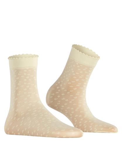 FALKE Microbloom 20 DEN Damen 35-38 - Off-white