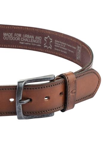Gürtel aus hochwertigem Leder Braun XXL