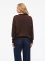 VIREFLECT BE YOU O-NECK L/S TOP S Normal geschnitten - Coffee Bean