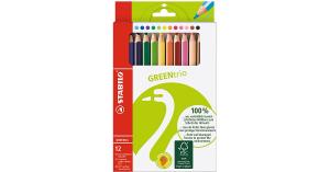 Buntstifte 'Greentrio' 12er Etui