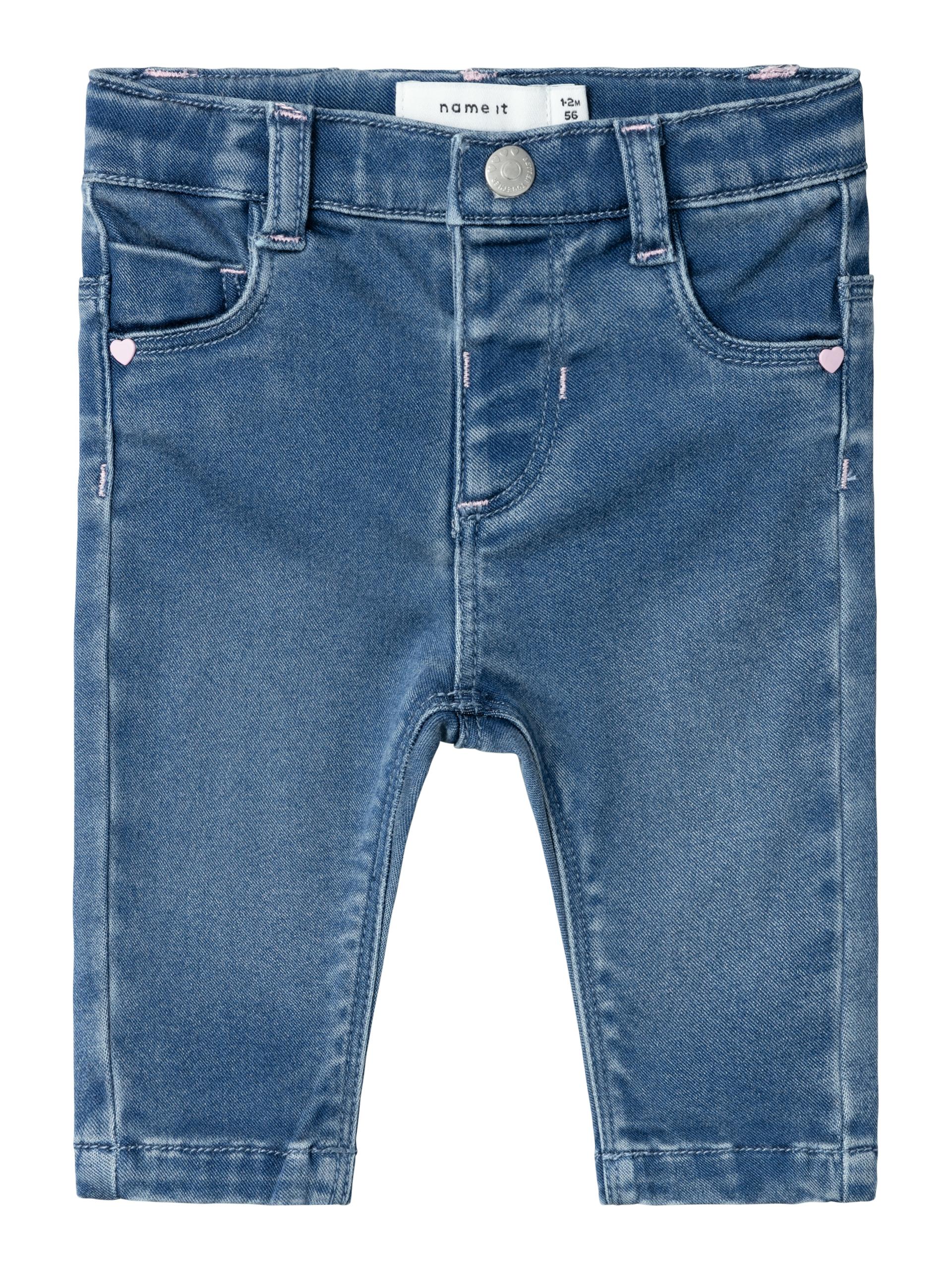 NBFSALLI SLIM BRU JEANS 2562-TO N 62 Slim Fit - Dark Blue Denim