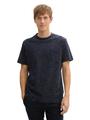 T-Shirt mit Brusttasche L Regular Fit - Navy Multi Inject