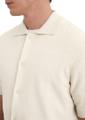 Strick-Bowlinghemd regular Beige L