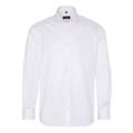 Cover Shirt Twill Langarm 40/Langarm - 65cm MODERN FIT - Weiß