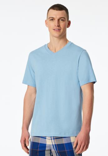 T-Shirt V-Ausschnitt 52 - Pacific Blue